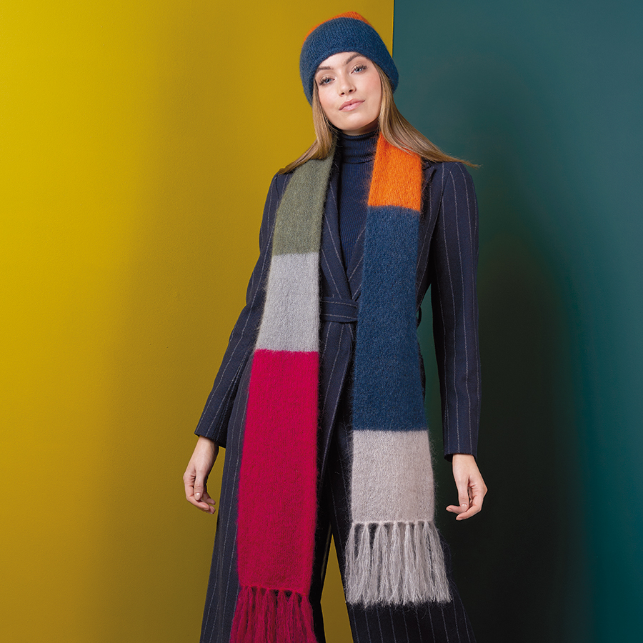 Colour Block Scarf