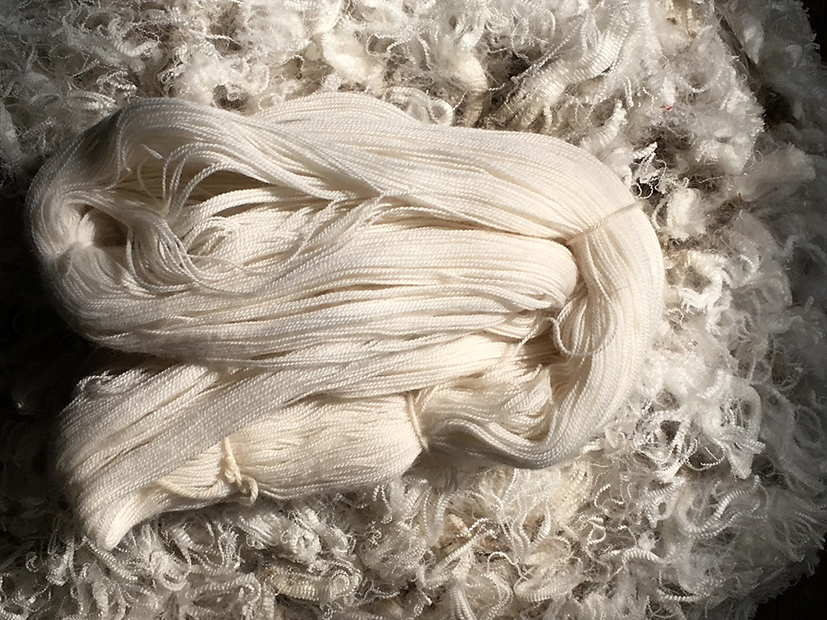 Yarn in the making Centre