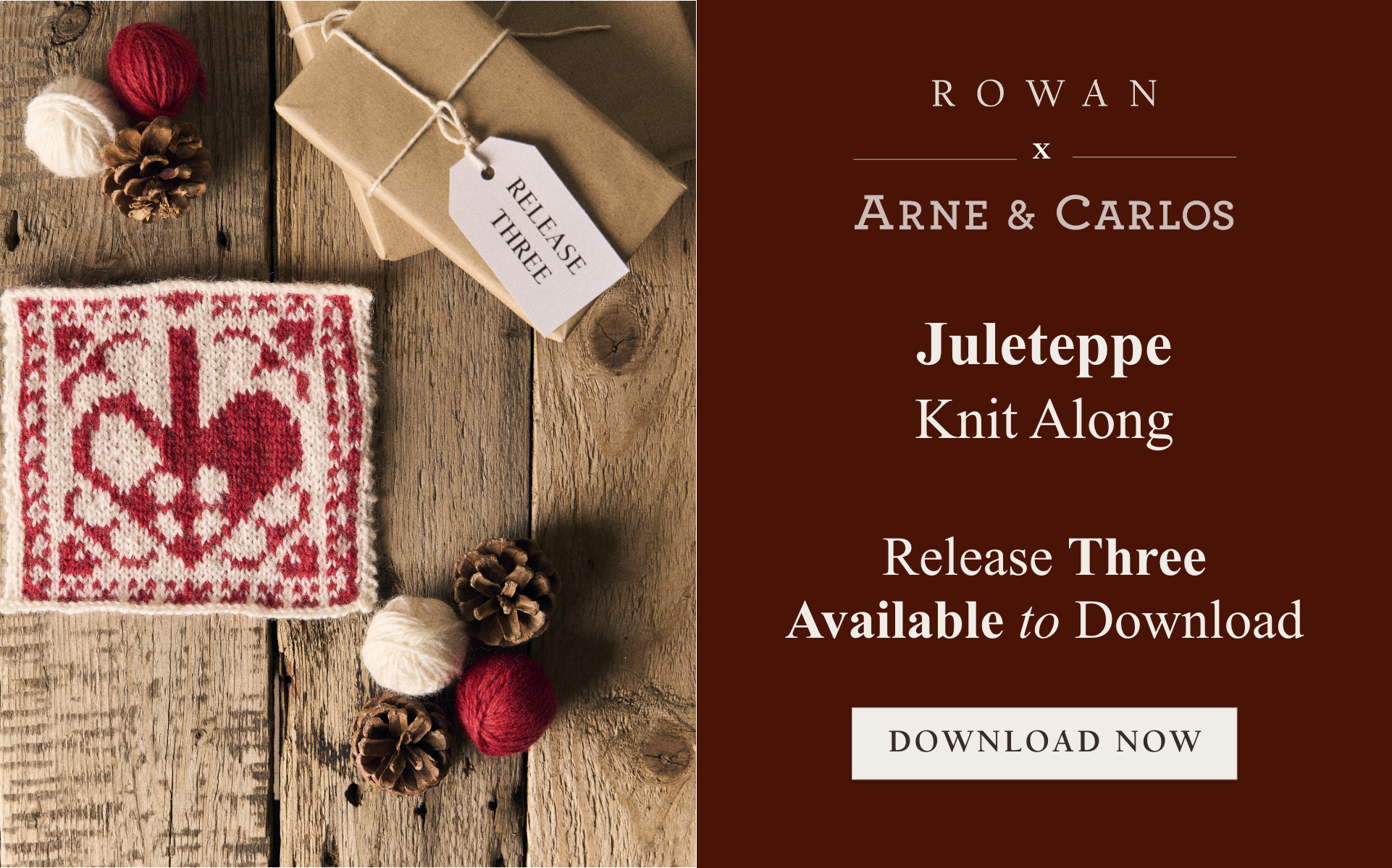 Juleteppe KAL Homepage release 3
