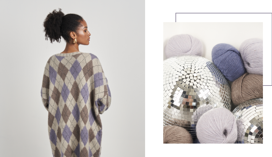 Knitrowan Be Inspired Landing page image left